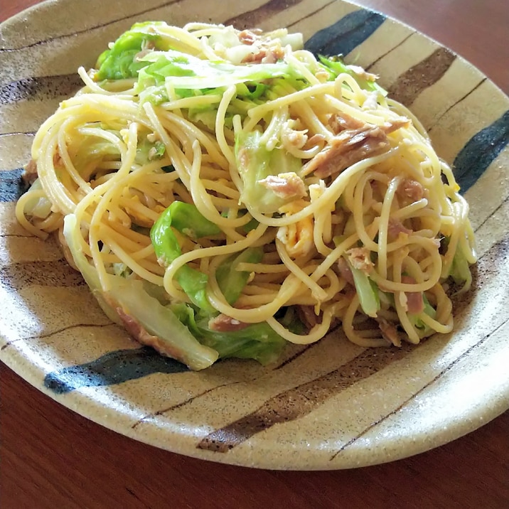 春キャベツとツナのパスタ レシピ 作り方 By にゃんこすけ321 楽天レシピ